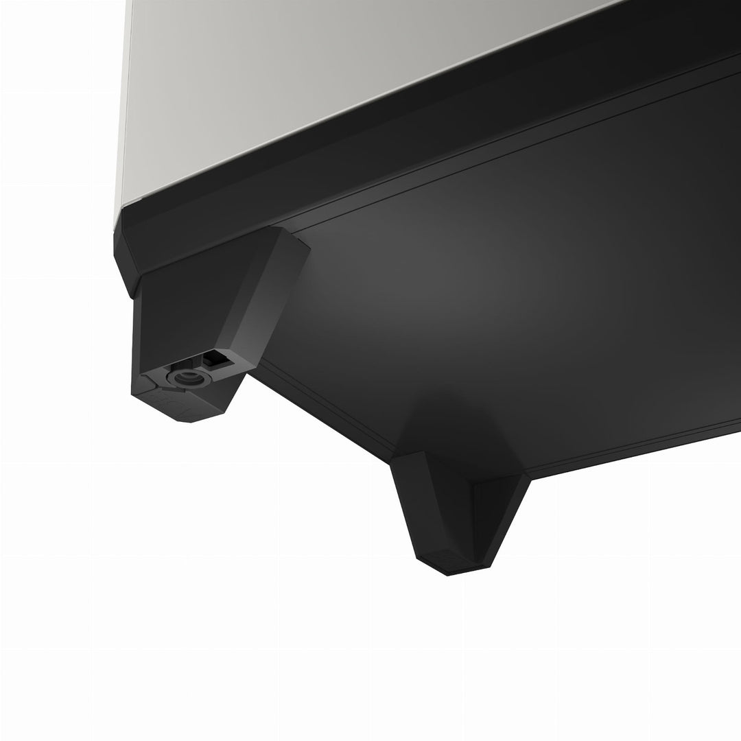 Lage kast Keter, verstelbare planken, versterkte constructie, kleur: grijs/zwart, Pro