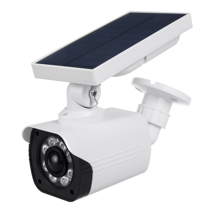 Solar camera-imitatie, knipperende LED, bewegingssensor, LED-verlichting, gratis sticker, SOL1800S, 2 stuks