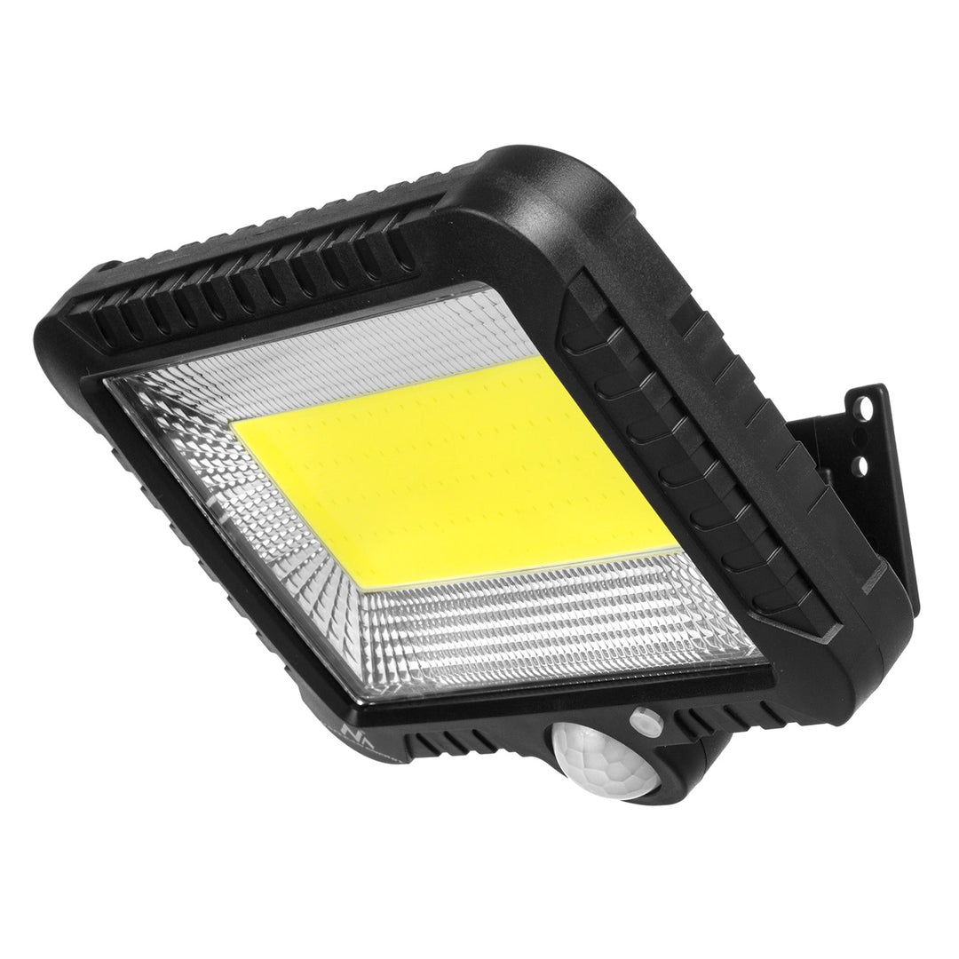 Solar LED-schijnwerper met bewegingssensor Maclean, IP44, 5W, 400lm, 6000K, lithiumbatterij 1300 mAh, 5,5V DC MCE438, 2 stuks