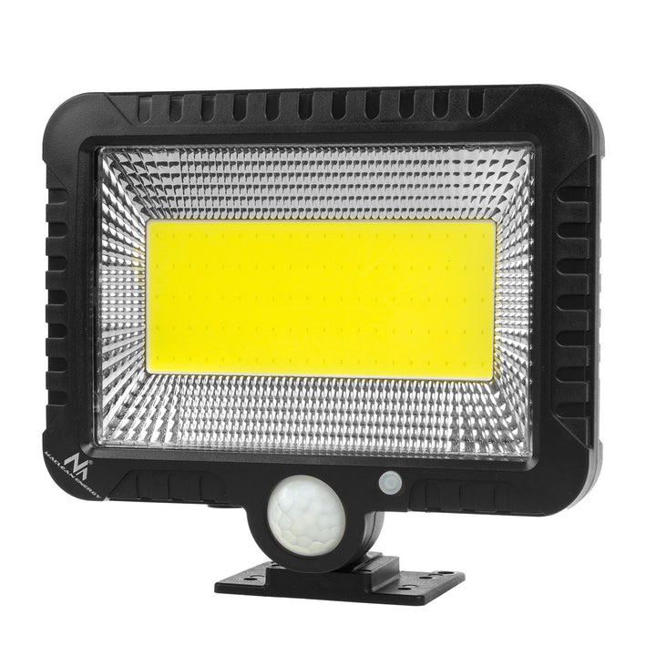 Solar LED-schijnwerper met bewegingssensor Maclean, IP44, 5W, 400lm, 6000K, lithiumbatterij 1300 mAh, 5,5V DC MCE438, 4 stuks