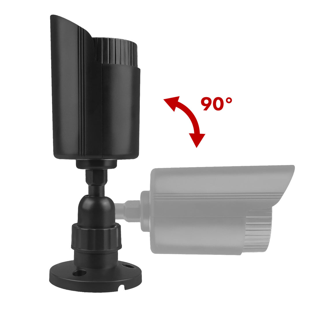 Nep-buiskamera, IR-LED's, zwart, voeding 2xAA (meegeleverd), ABS, IR1800 B