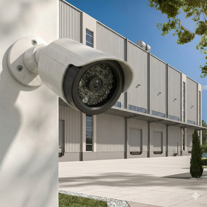 Nep-buisvormige camera, IR-LED's, wit, voeding 2xAA (meegeleverd), ABS, IR1800 W