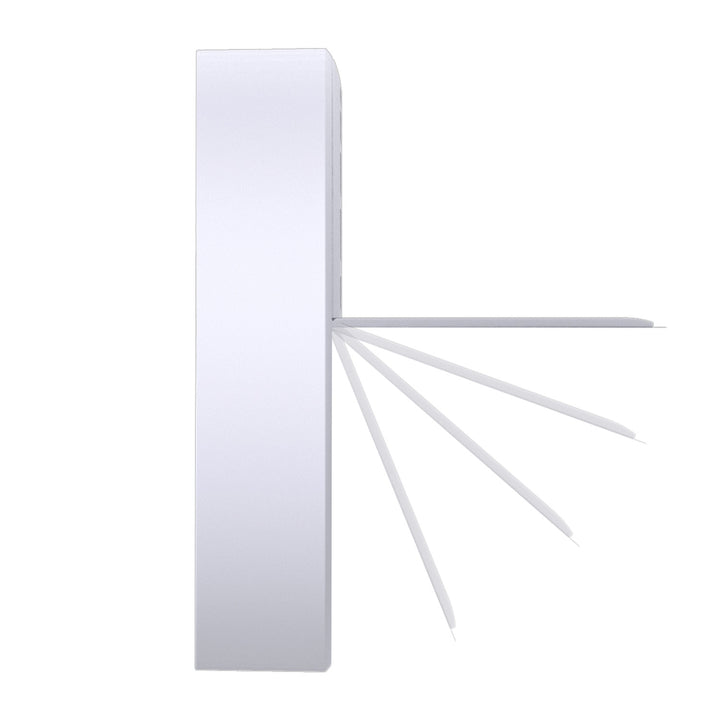 GreenBlue draadloze weerstation, temperatuur IN/OUT, klok, keuze tussen °C / °F, bereik tot 60 m, GB162, 4x AAA-batterij