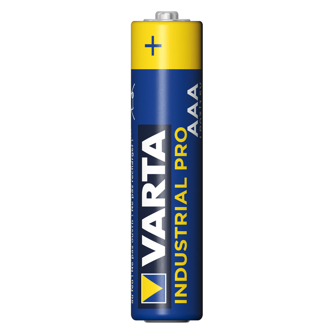60x batterij R-03 LR03 AAA alkaline Varta Industrial 4003