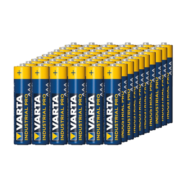 60x batterij R-03 LR03 AAA alkaline Varta Industrial 4003