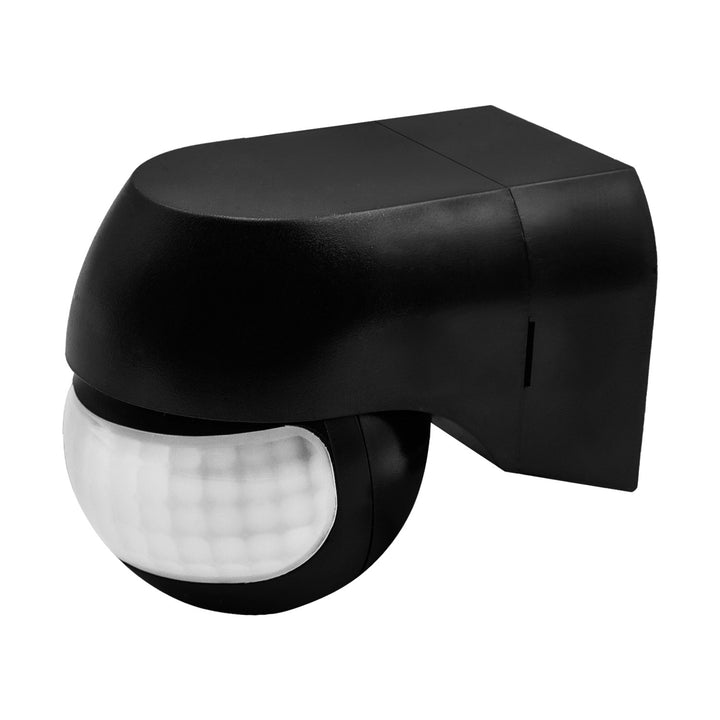 Maclean PIR-bewegingssensor 12-24 V, infrarood, IP44, zwart, bereik 12 m, max. belasting 60/120 W, MCE623 B