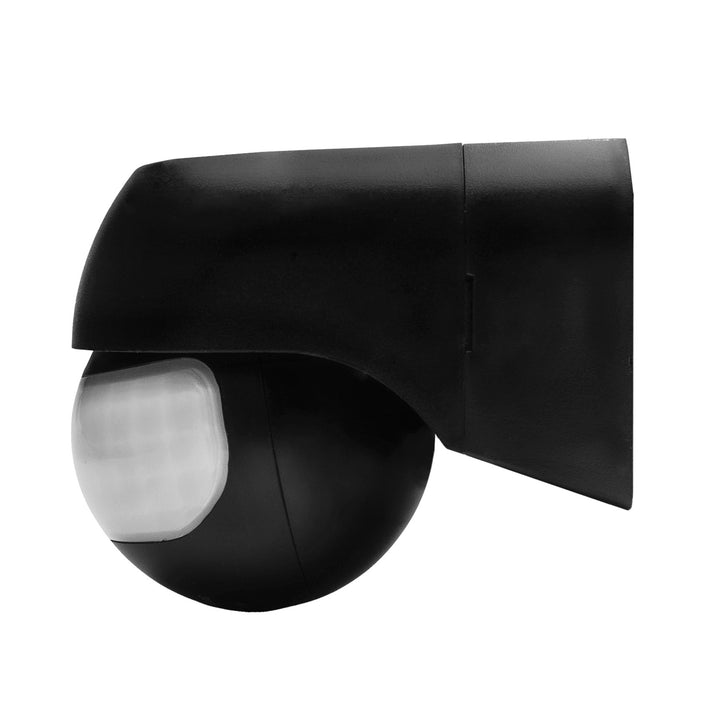 Maclean PIR-bewegingssensor 12-24 V, infrarood, IP44, zwart, bereik 12 m, max. belasting 60/120 W, MCE623 B