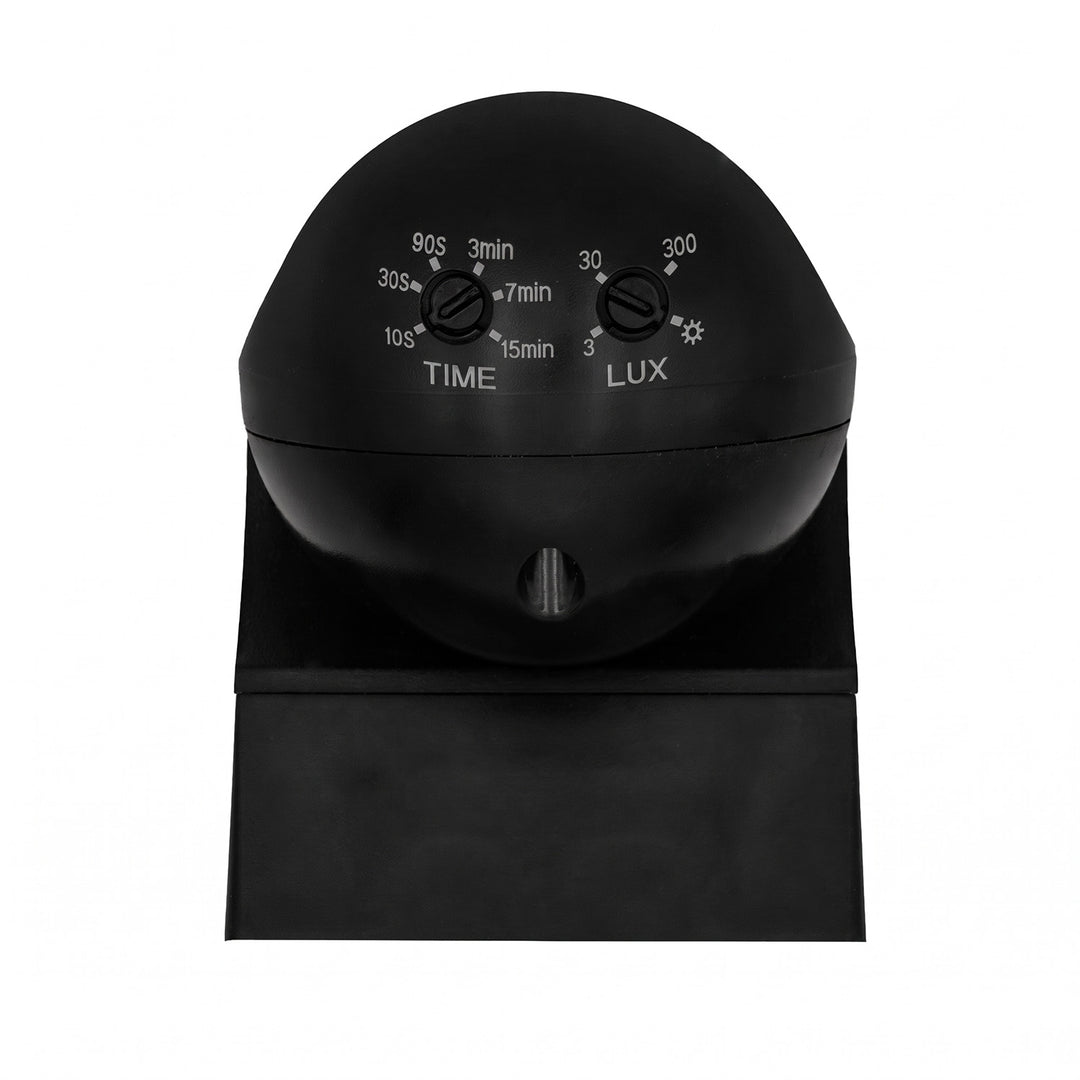 Maclean PIR-bewegingssensor 12-24 V, infrarood, IP44, zwart, bereik 12 m, max. belasting 60/120 W, MCE623 B