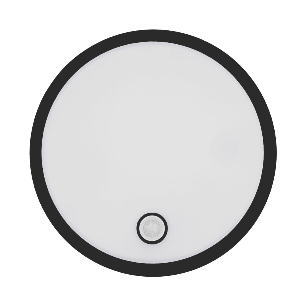 Maclean LED-lamp met bewegingssensor, PIR-sensor, zwart, 10 W/15 W/18 W, IP65, instelbare kleurtemperatuur 3000/4000/6000 K, MCE535 B