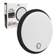 Maclean LED-lamp met bewegingssensor, PIR-sensor, zwart, 10 W/15 W/18 W, IP65, instelbare kleurtemperatuur 3000/4000/6000 K, MCE535 B