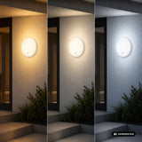 Maclean LED-lamp met bewegingssensor, PIR-sensor, wit, 10 W/15 W/18 W, IP65, instelbare kleurtemperatuur 3000/4000/6000 K, MCE535 W
