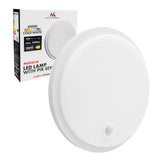 Maclean LED-lamp met bewegingssensor, PIR-sensor, wit, 10 W/15 W/18 W, IP65, instelbare kleurtemperatuur 3000/4000/6000 K, MCE535 W