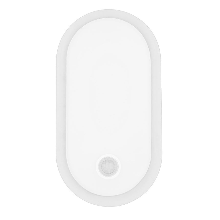 Maclean LED-lamp met bewegingssensor, PIR-sensor, wit, 10 W/15/18 W, IP65, instelbare kleurtemperatuur 3000/4000/6000 K, MCE534 W