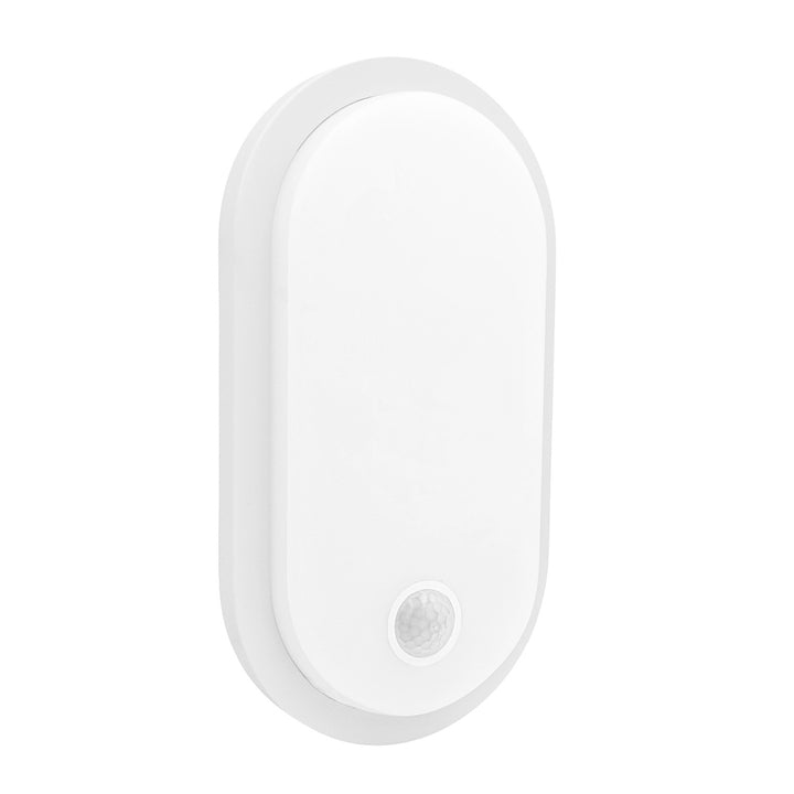 Maclean LED-lamp met bewegingssensor, PIR-sensor, wit, 10 W/15/18 W, IP65, instelbare kleurtemperatuur 3000/4000/6000 K, MCE534 W