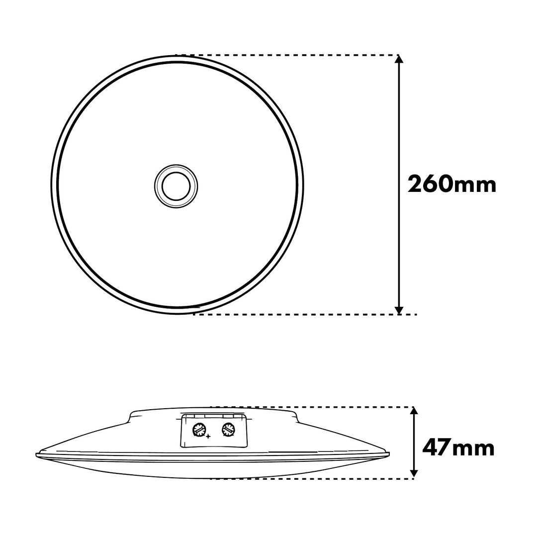 Maclean LED-lamp met PIR-sensor, plafondmodel, 15 W, 1300 lm, IP54, 220-240 V~ 50/60 Hz, MCE537