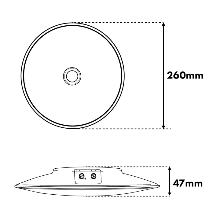 Maclean LED-lamp met PIR-sensor, plafondmodel, 15 W, 1300 lm, IP54, 220-240 V~ 50/60 Hz, MCE537