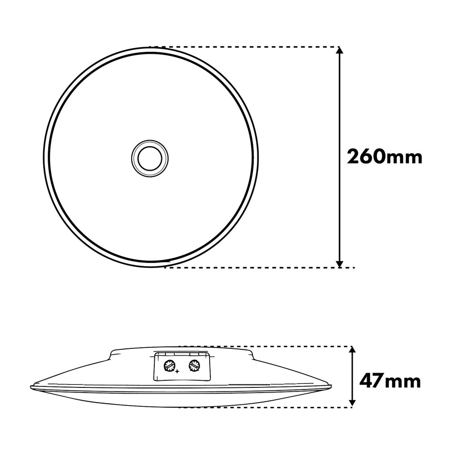 Maclean LED-lamp met PIR-sensor, plafondmodel, 15 W, 1300 lm, IP54, 220-240 V~ 50/60 Hz, MCE537