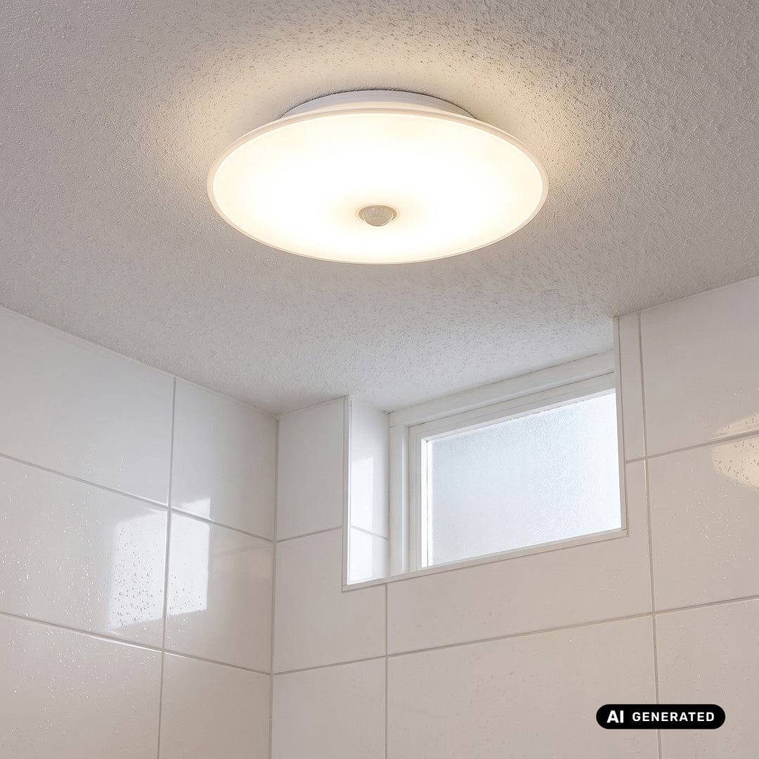Maclean LED-lamp met PIR-sensor, plafondmodel, 15 W, 1300 lm, IP54, 220-240 V~ 50/60 Hz, MCE537