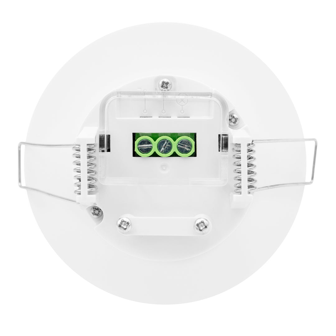 Maclean PIR-aanwezigheidssensor, inbouwmodel, bereik 10x40 m, 1000 W/2000 W, 220-240 V AC, 50/60 Hz, IP54, MCE822