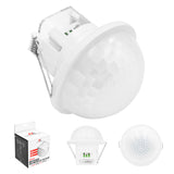 Maclean PIR-aanwezigheidssensor, inbouwmodel, bereik 10x40 m, 1000 W/2000 W, 220-240 V AC, 50/60 Hz, IP54, MCE822