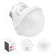 Maclean PIR-aanwezigheidssensor, inbouwmodel, bereik 10x40 m, 1000 W/2000 W, 220-240 V AC, 50/60 Hz, IP54, MCE822