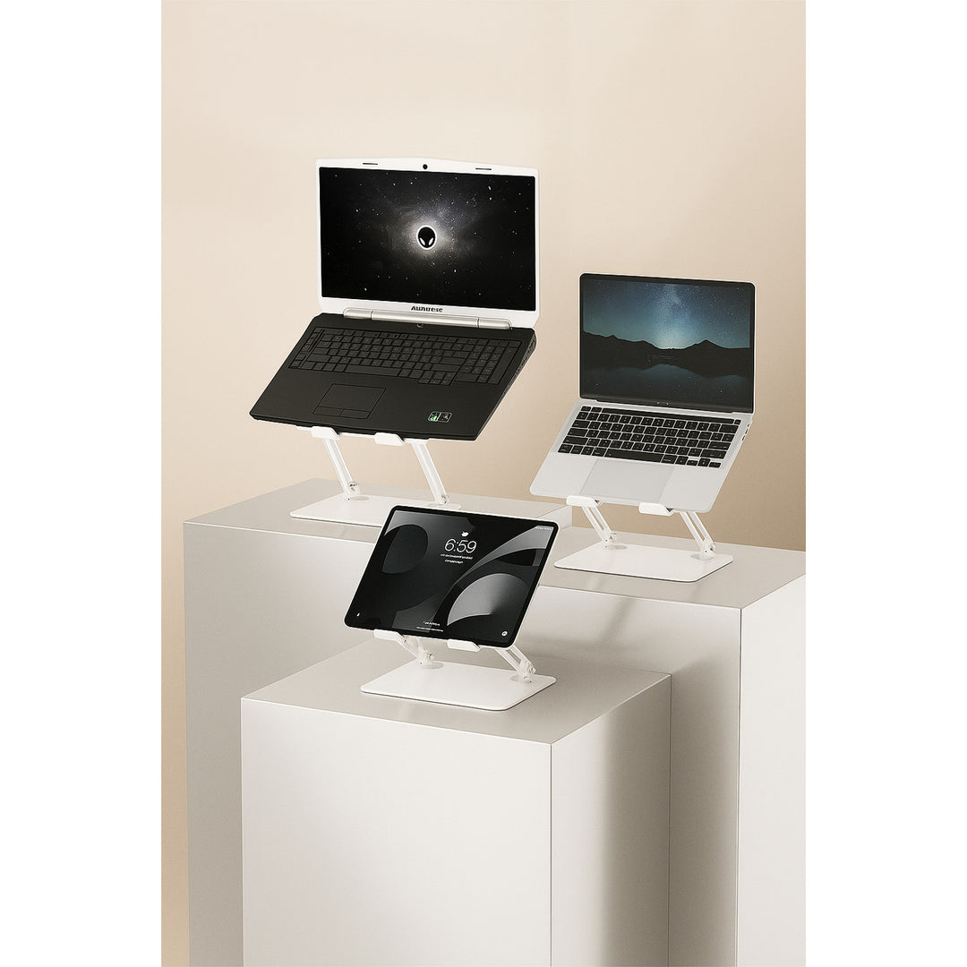 Verstelbare, ergonomische standaard voor laptops van 10-17 inch LAPTOP STAND MT2661W, Mediatech