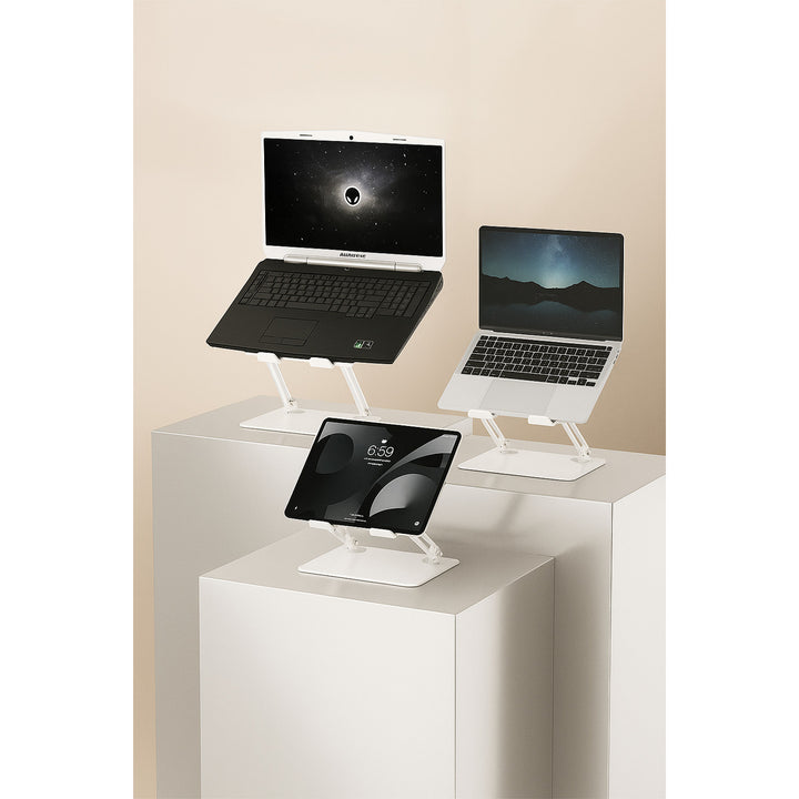 Verstelbare, ergonomische standaard voor laptops van 10-17 inch LAPTOP STAND MT2661W, Mediatech