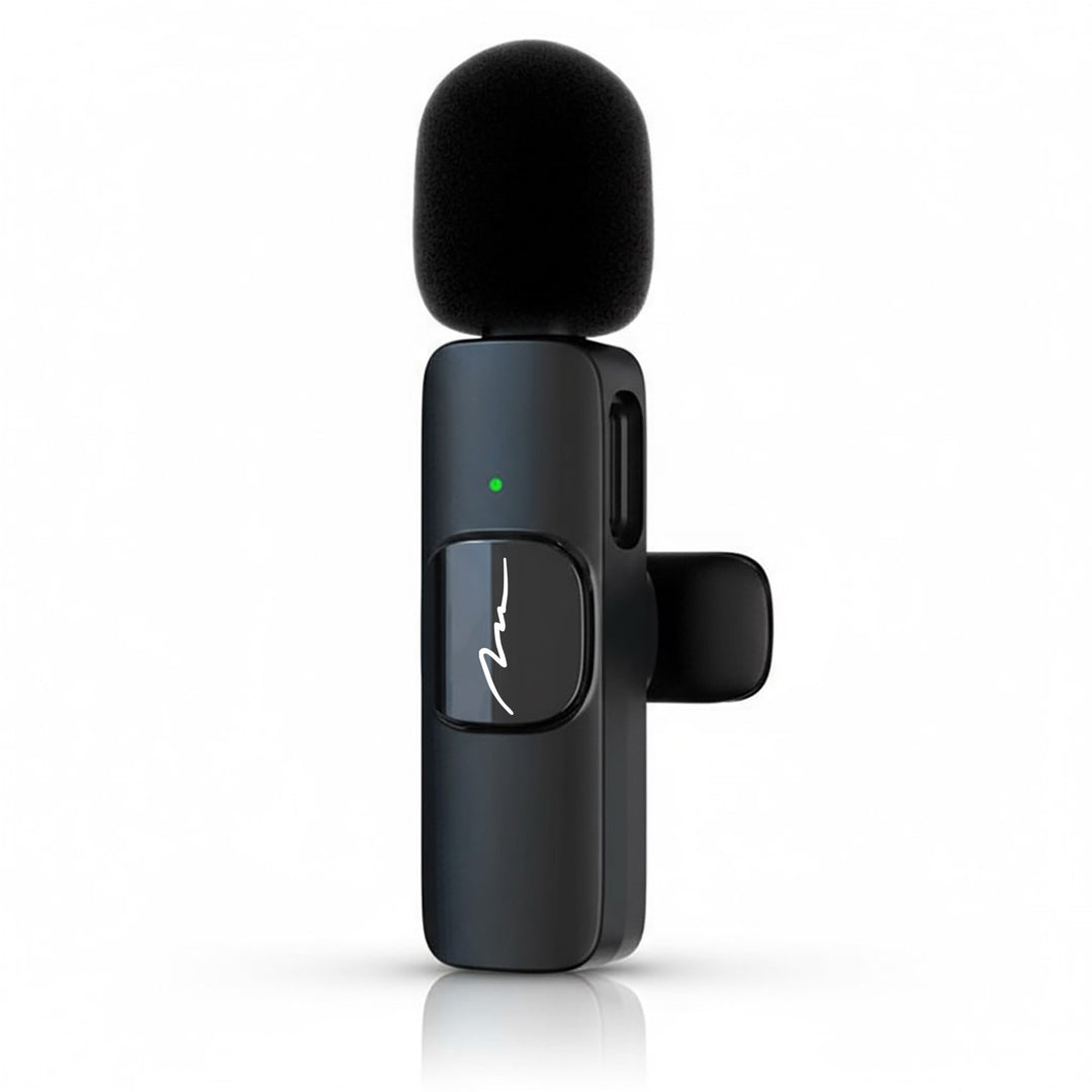 MICRO-MIC DUO - 2x draadloze microfoon met clip (set), iOS & Android (OTG), mini, supergevoelig. USB-C & LIGHTNING, Mediatech