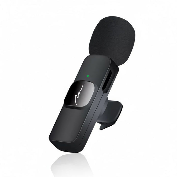 MICRO-MIC DUO - 2x draadloze microfoon met clip (set), iOS & Android (OTG), mini, supergevoelig. USB-C & LIGHTNING, Mediatech