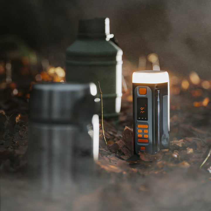 Adler noodradio, met zonnepaneel, handkruk en powerbank, Bluetooth 5.0, 4W LED-zaklamp, 4500 mAh, AD 1920