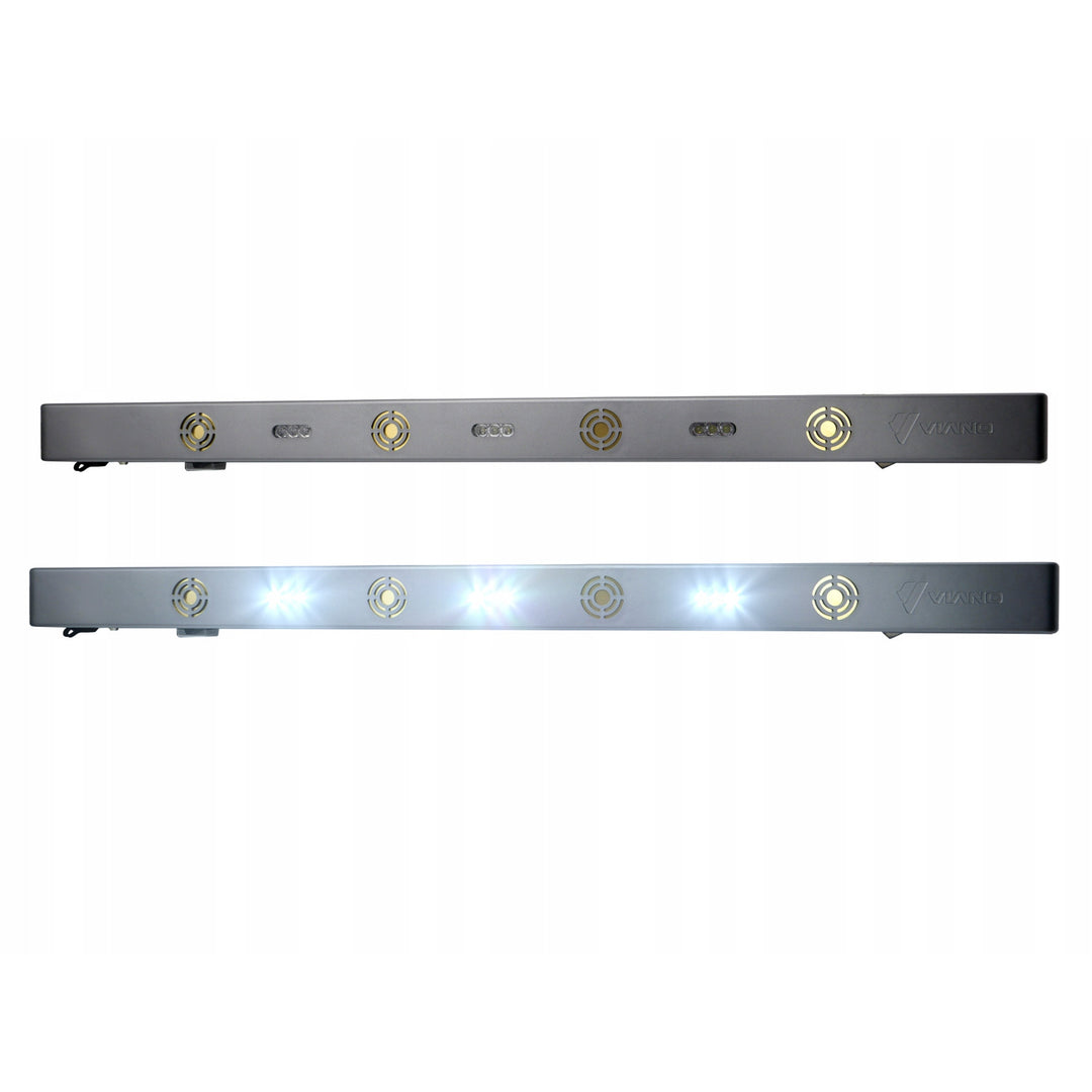 Afschrikmiddel voor knaagdieren, marters, muizen, ratten, wezels Viano, drie stroboscooppanelen, vier luidsprekers, Long Strob