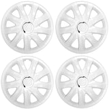 Universele wieldoppen 13'' NRM Drift wit, set van 4 stuks