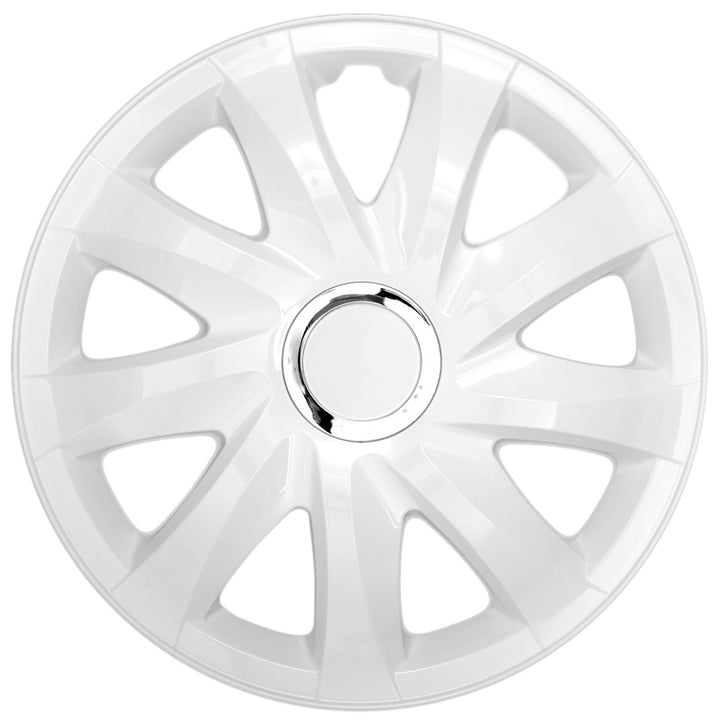 Universele wieldoppen 13'' NRM Drift wit, set van 4 stuks