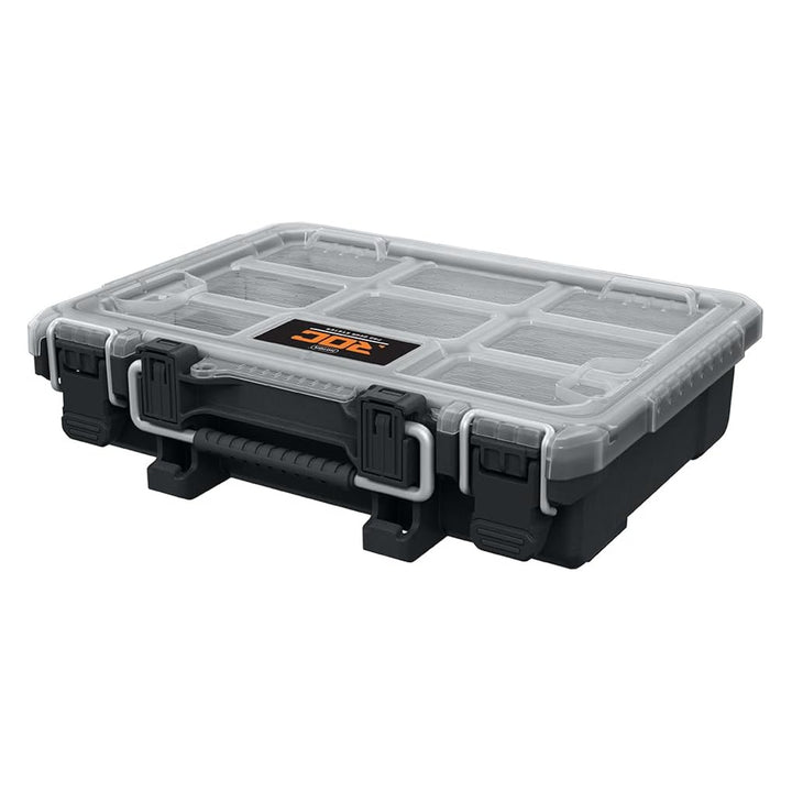 Keter ROC Pro Gear 2.0 gereedschapshouder, wandbevestiging, doorzichtige en stevige deksel, afdichting tegen stof en water, metalen sluitingen, 256983