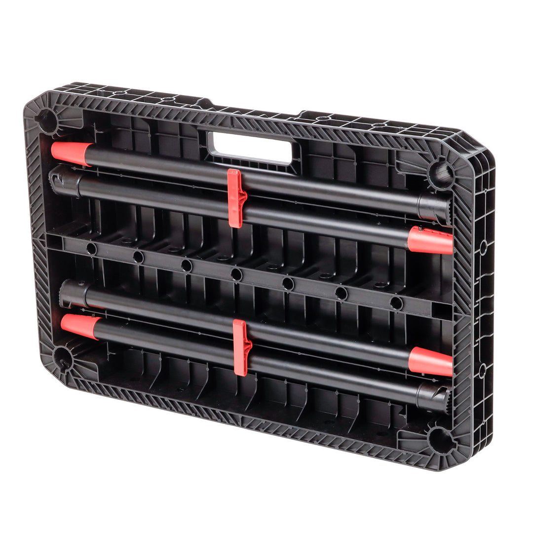 Keter Ultimate werkbank, opvouwbaar, draagvermogen tot 453 kg, montage in 30 seconden, groot werkoppervlak met gaten van 3/4 inch, draagbaar, 262936