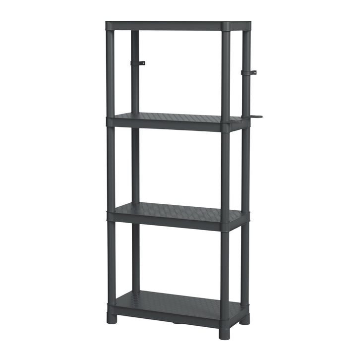 Stackaro Solid 60 Kistenberg-rek, max. totaalgewicht 185 kg, 4 planken, wandmontage, KSS60L4HD-S411