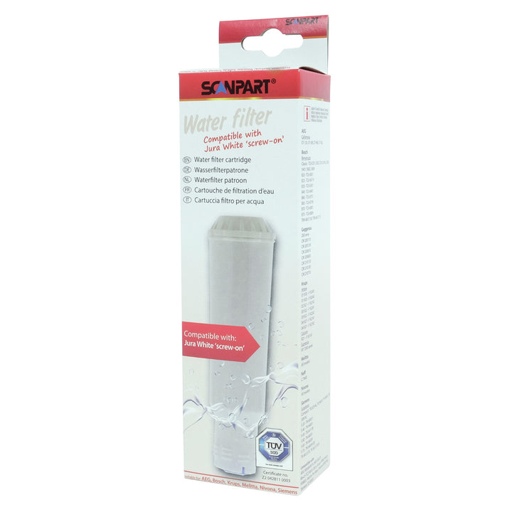 Waterfilter voor espressoapparaten met schroefdraad AEG, BSH, Krups, Melitta, Nivona Scanpart