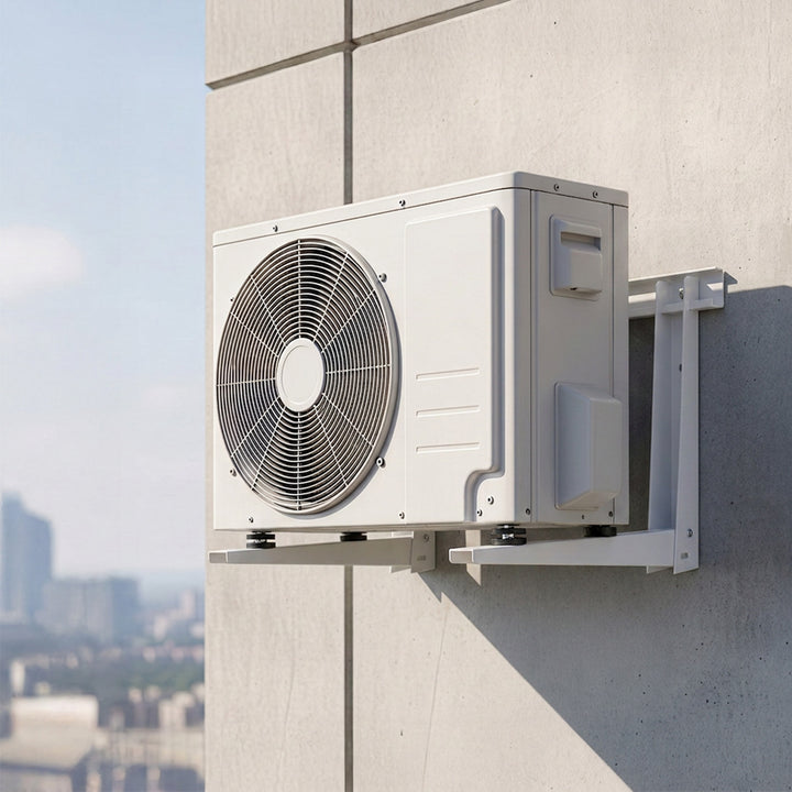 Bevestigingsbeugel / ophangbeugel voor Maclean-airconditioner / warmtepomp, afmetingen 800 x 420 x 600 mm, gegalvaniseerd staal, tot 260 kg, MC-147