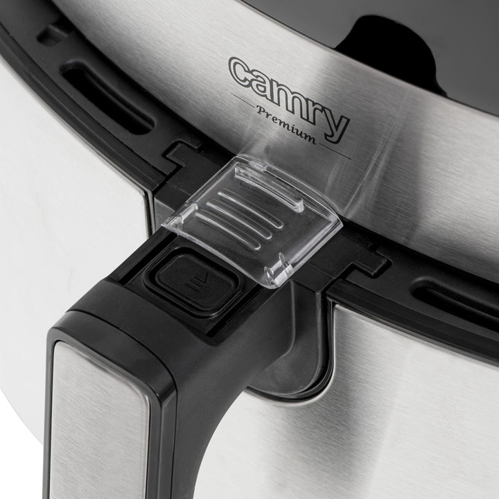 Vetvrije friteuse, 9 programma's, 5,0 L, Airfryer, Camry CR 6311 + papieren inzetstukken voor friteuse, 16 cm, biologisch afbreekbaar, 100 stuks