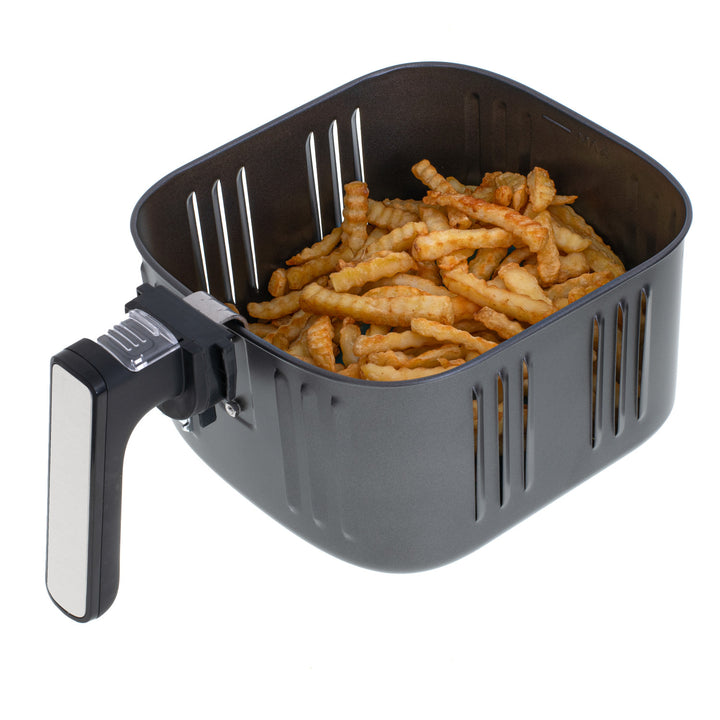 Vetvrije friteuse, 9 programma's, 5,0 L, Airfryer, Camry CR 6311 + papieren inzetstukken voor friteuse, 16 cm, biologisch afbreekbaar, 100 stuks