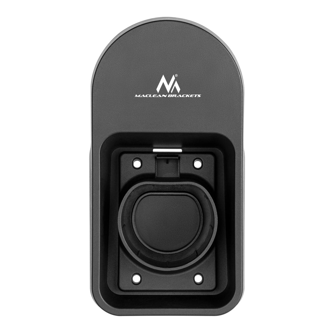 Wandhouder voor kabel en stekker van de Maclean EV-oplader, universeel, type 2, max. belasting 10 kg, MC-901