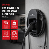 Wandhouder voor kabel en stekker van de Maclean EV-oplader, universeel, type 2, max. belasting 10 kg, MC-901