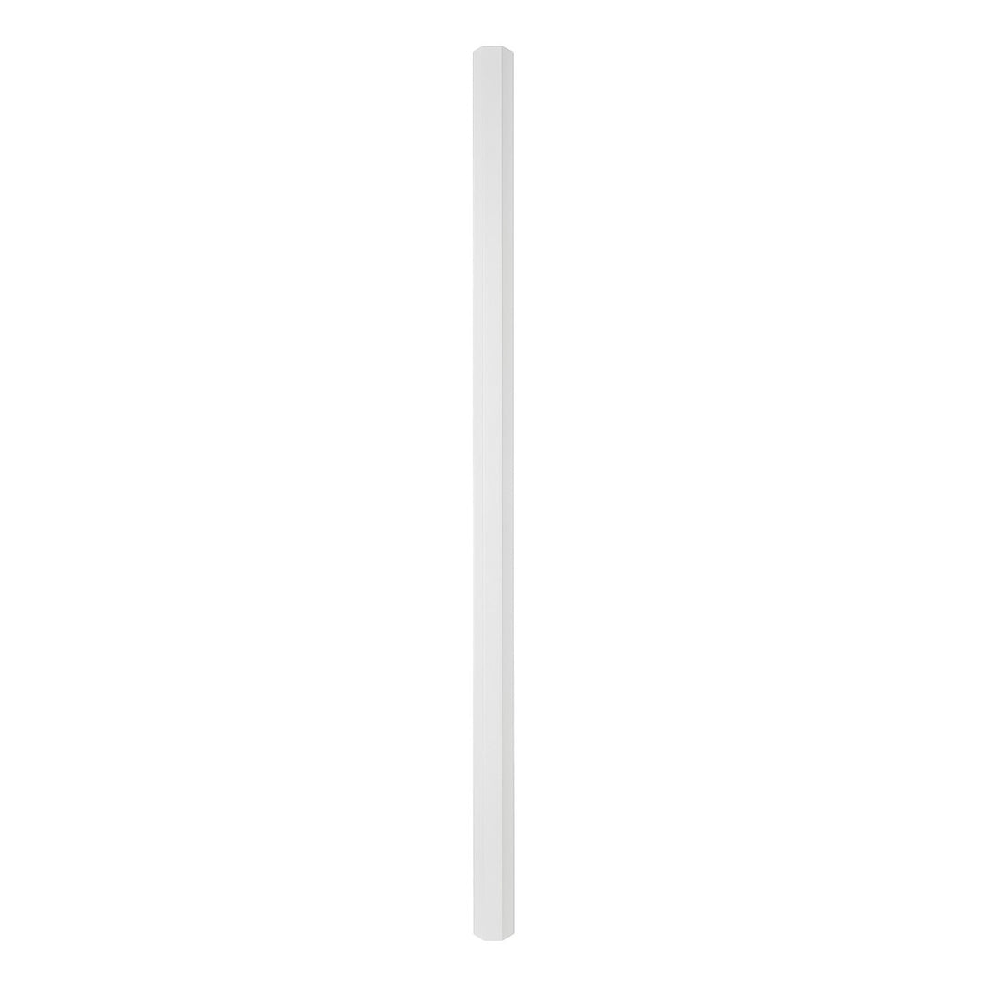 Maclean aluminium afdekstrip voor kabels, 33 x 18 x 750 mm, wit, MCTV-897 W
