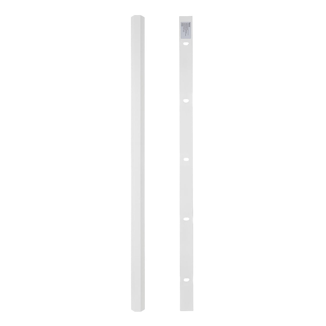 Maclean aluminium afdekstrip voor kabels, 33 x 18 x 750 mm, wit, MCTV-897 W