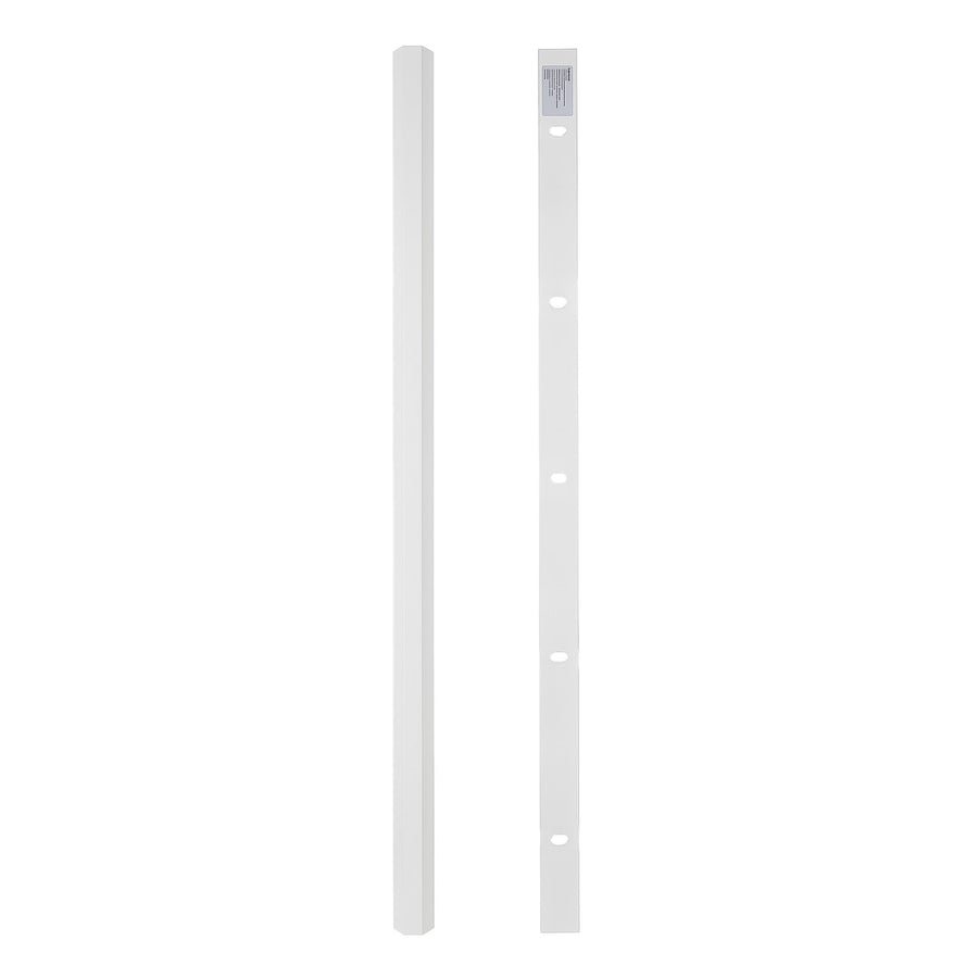 Maclean aluminium afdekstrip voor kabels, 33 x 18 x 750 mm, wit, MCTV-897 W