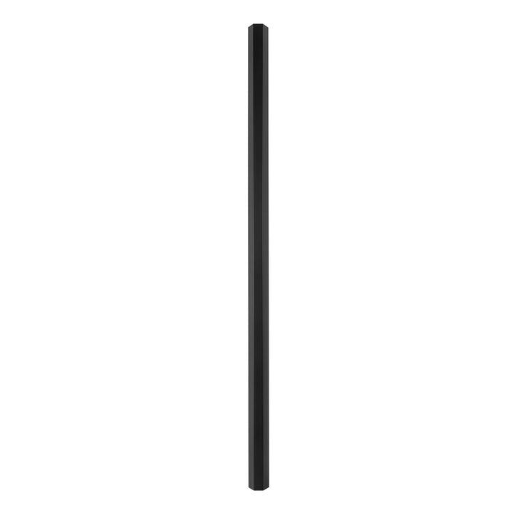 Maclean aluminium afdekstrip voor kabels, 33 x 18 x 750 mm, zwart, MCTV-897 B