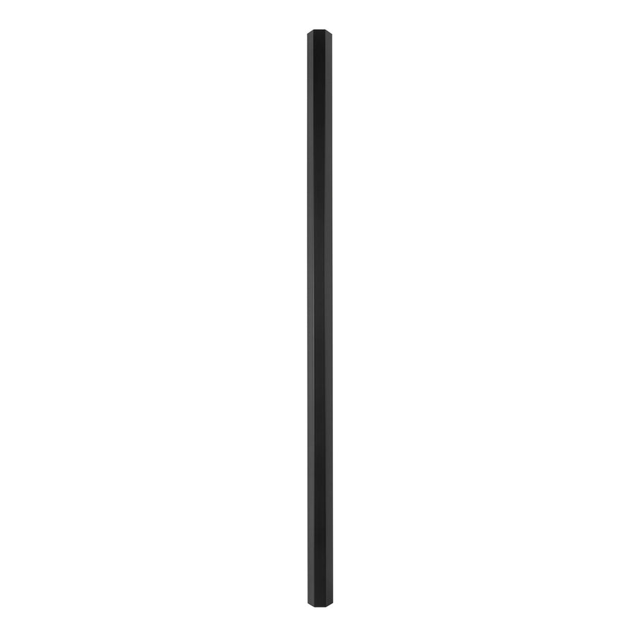 Maclean aluminium afdekstrip voor kabels, 33 x 18 x 750 mm, zwart, MCTV-897 B