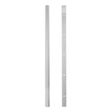 Maclean aluminium afdekstrip voor kabels, 33 x 18 x 750 mm, zilverkleurig, MCTV-897 S