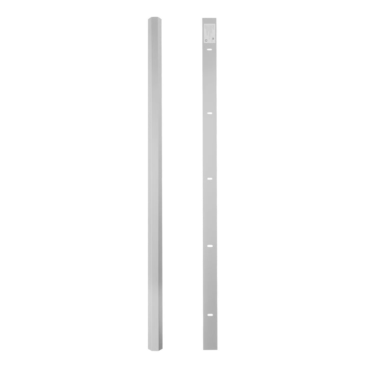 Maclean aluminium afdekstrip voor kabels, 33 x 18 x 750 mm, zilverkleurig, MCTV-897 S