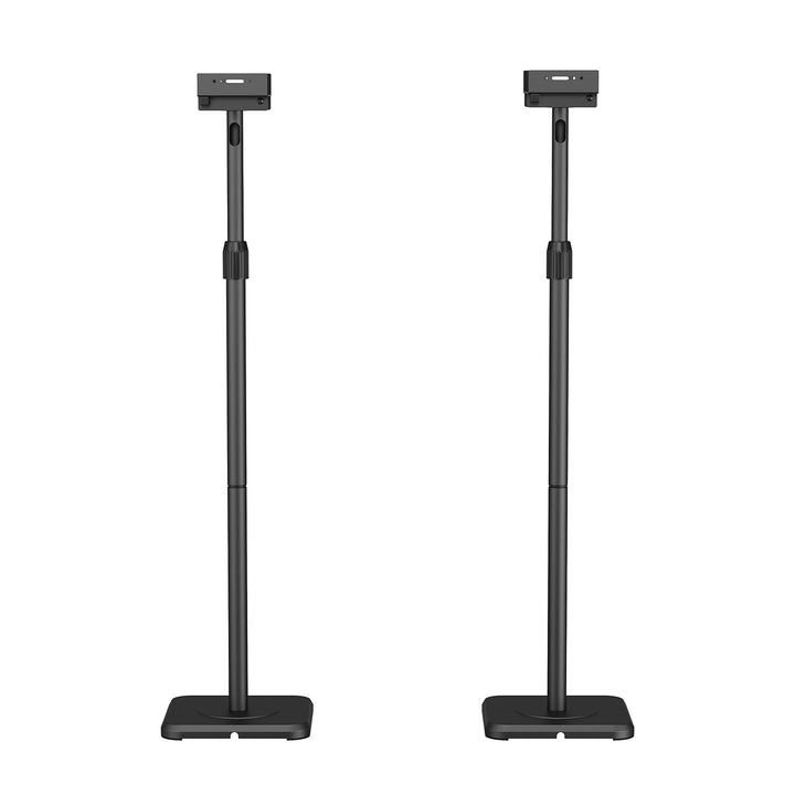 Set vloerstandaards voor Maclean-luidsprekers, universeel, verticaal en horizontaal verstelbaar +10°~-10°, max. 5 kg, MC-916